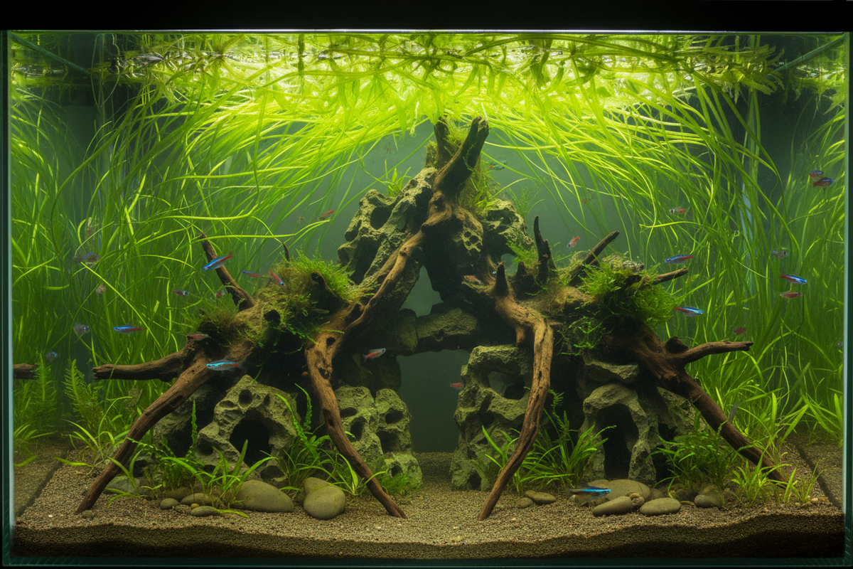 Aquarium qui se trouble : causes et solutions (eau blanche, eau verte) Image