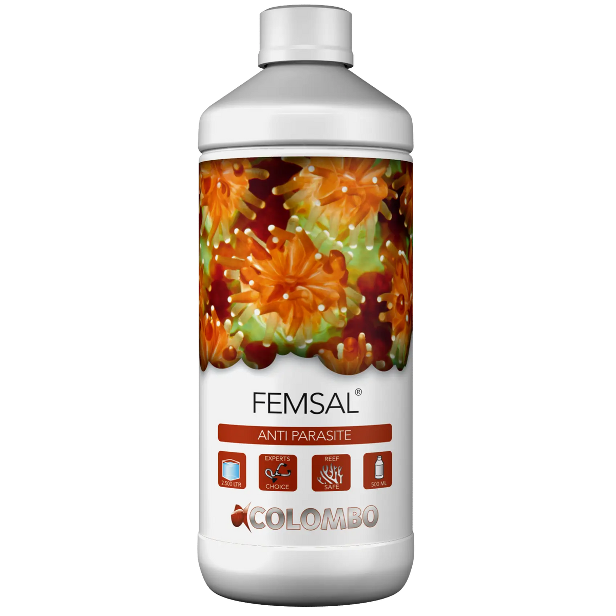 SEAWATER FISH TREATMENT - COLOMBO MARINE FEMSAL 500 ML 2,500 LITERS